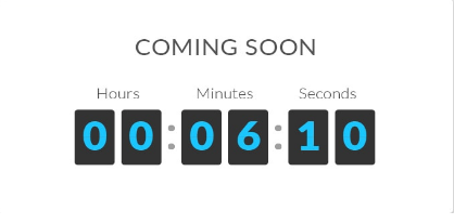 Countdown popup coming soon
